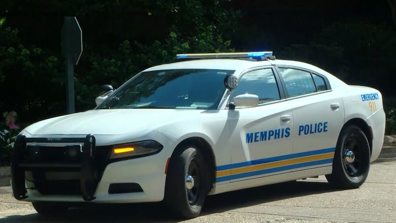 Memphis Police Department patrol car.