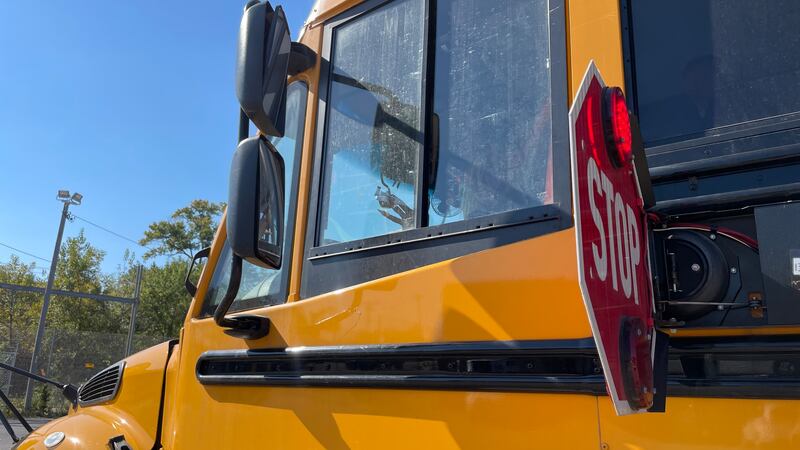 Un autobús escolar en Kansas City, Missouri.