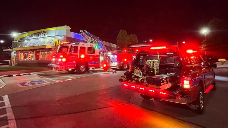 A fire broke out Wednesday night at a McDonald’s in Murfreesboro.