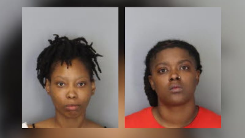 Anitria Harris and Alycia Upshaw, arrested and charged