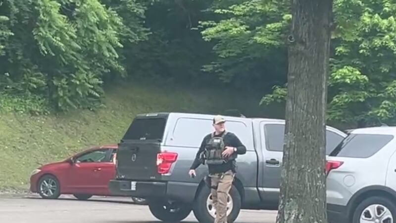 Imagen de una parada de tráfico en South Nashville en la que Telemundo Nashville sólo constató...