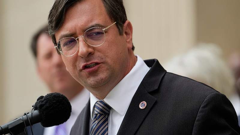 FILE - Tennessee Attorney General Jonathan Skrmetti speaks during a news conference, Oct. 24,...