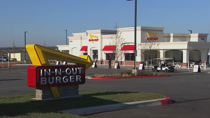 Crews worked on Tuesday to make sure the In-N-Out Burger location in Antioch is ready for its...