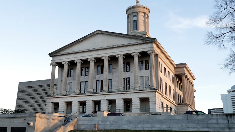This Jan. 8, 2020, photo shows the Tennessee State Capitol in Nashville, Tenn. (AP Photo/Mark...