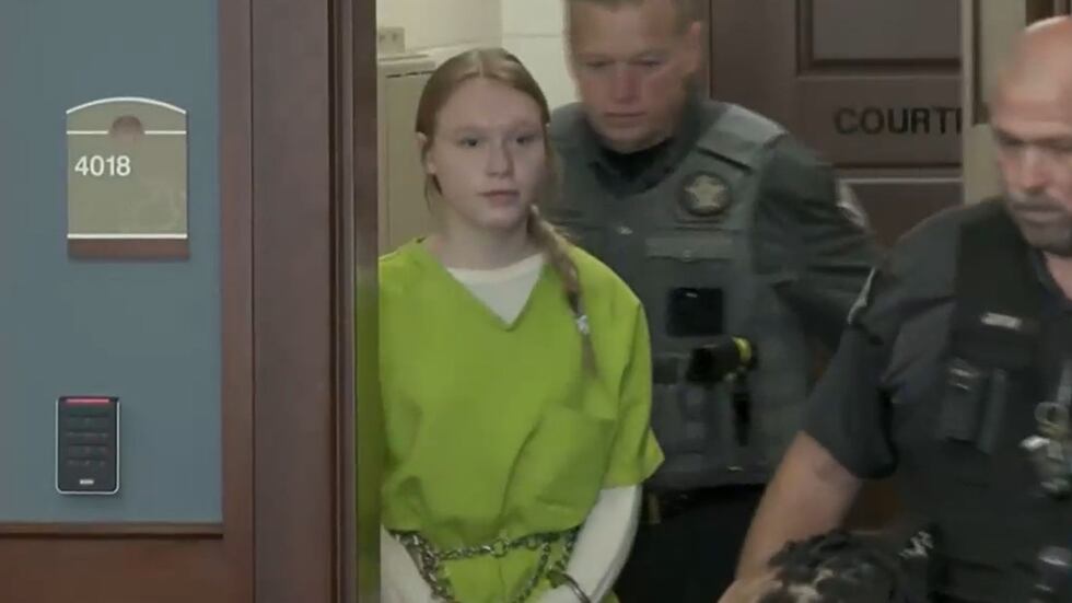 Sarah Grace Patrick in court, Aug. 19, 2025