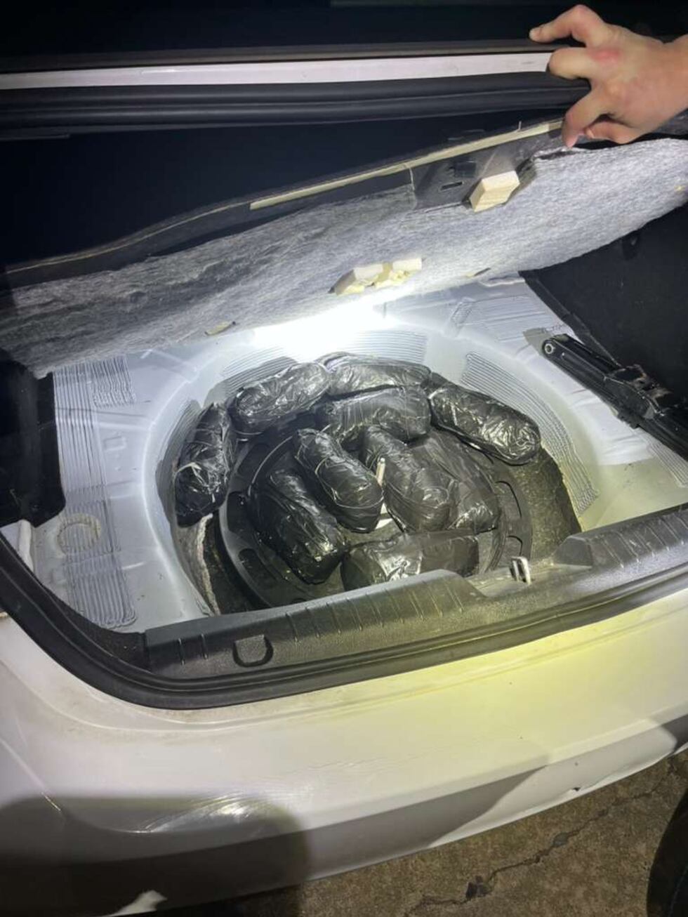 44 lbs of meth found during traffic stop