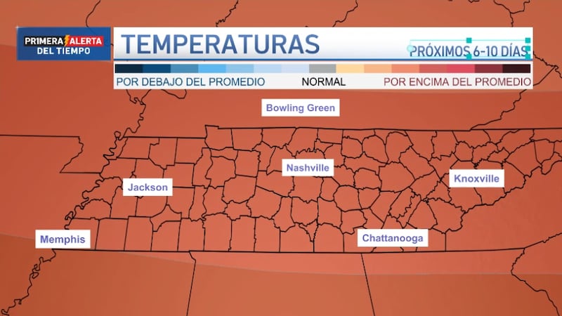 Ola de calor en Tennessee