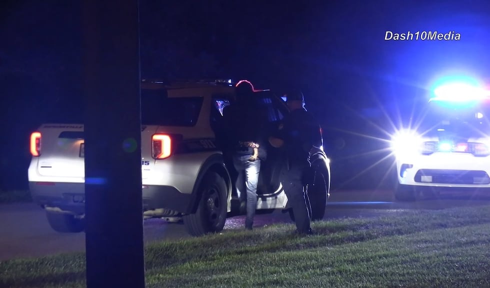 A suspect is taken into custody after a shooting in Hopkinsville, Kentucky.