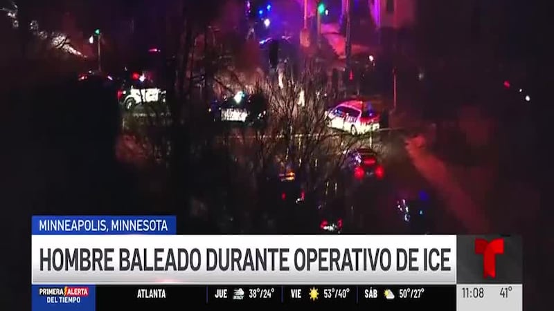 Agente federal le dispara a una persona que supuestamente lo atacó con pala y escoba