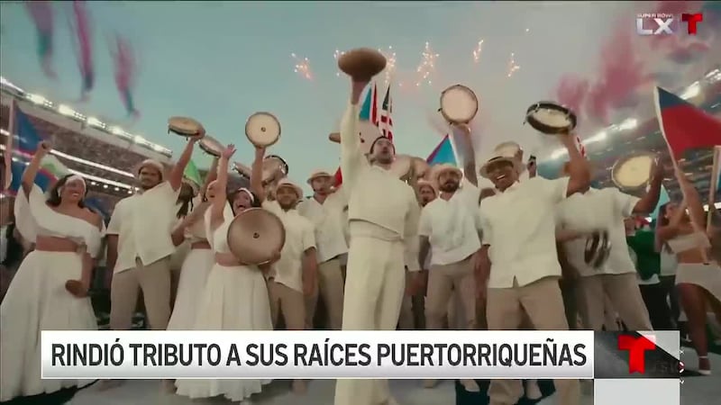 Bad Bunny hace historia en el Super Bowl LX