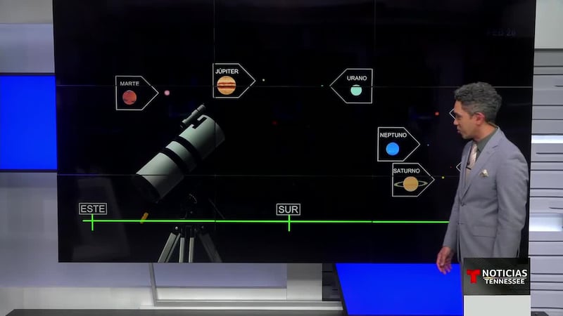 Este sábado necesita voltear al cielo, tendremos un desfile de planetas, Ángel Martínez nos...