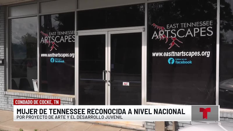 Mujer en Tennesse reconocida a nivel nacional por la creación de espacios de arte