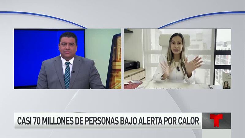 La doctora Dariela Capacho advierte sobre los peligros para quienes trabajan al aire libre y...