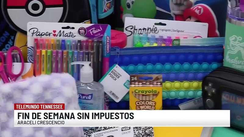 Fin de semana sin impuestos para este regreso a clases
