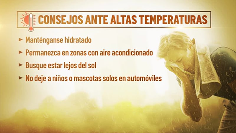 Persiste el calor peligroso en áreas de EE.UU. donde temperaturas sobrepasan los 3 dígitos....
