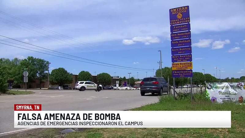 Falsa amenaza de bomba en Smyrna High School provocó el cierre temporal de la escuela
