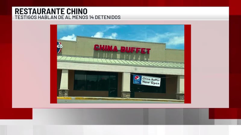 ICE nos confirma operativo en buffet chino en Tennessee
