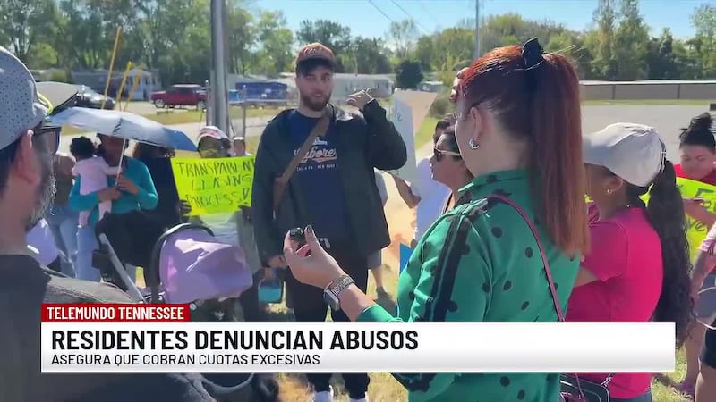 “Nos quieren cobrar por todo”, aseguran residentes de un complejo de casas móviles en Tennessee