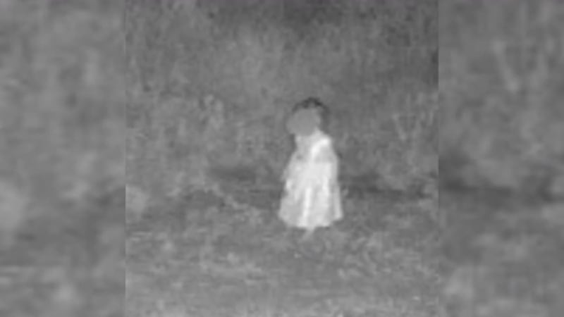 Cámaras de seguridad de un vecino en Texas captan a niña caminando sola a las 3 de la...